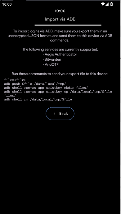 2FA客户端手机版安卓版(Wristkey)截图